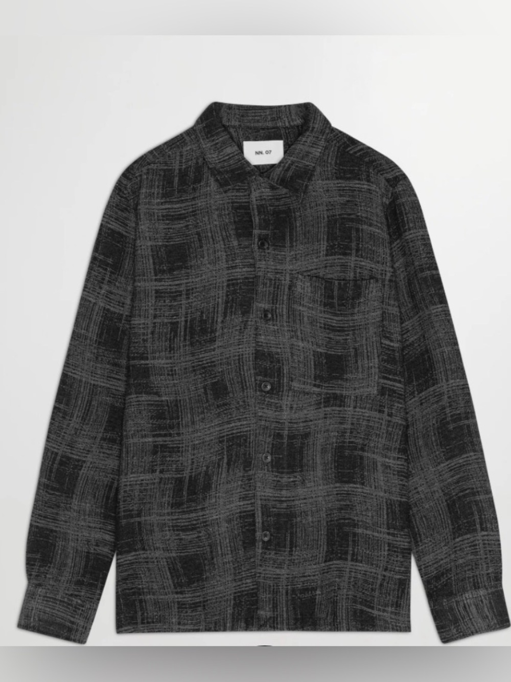 NN07 OPEN COLLAR OVERSHIRT - Sz S